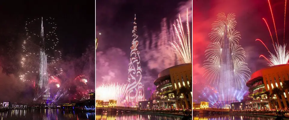 ​New Year's Eve Fireworks at Burj Khalifa