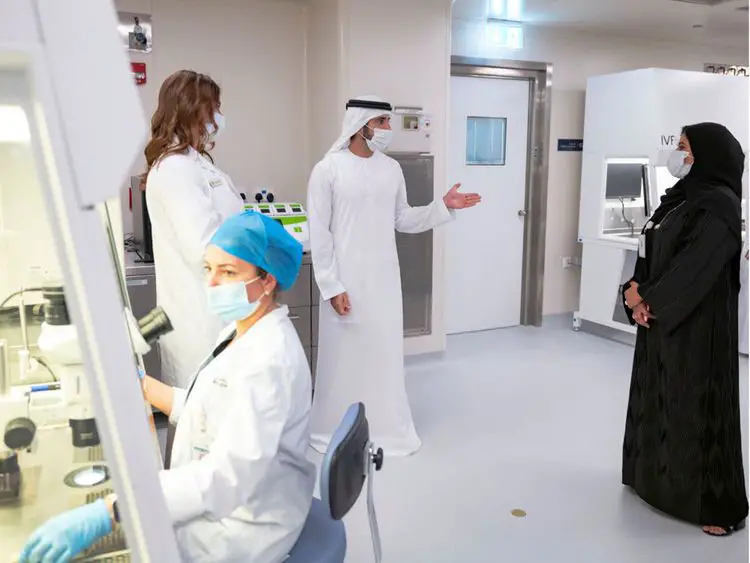 Crown prince opens new building of Fertility center