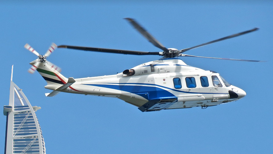 Helicopter tours in Dubai