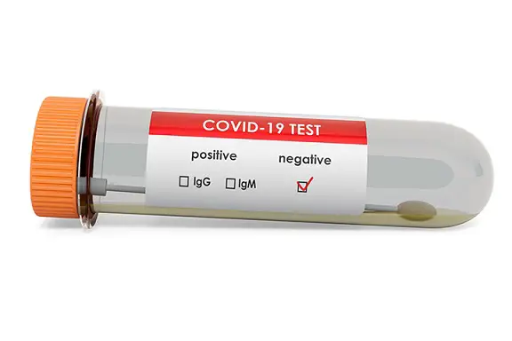 covid test negative